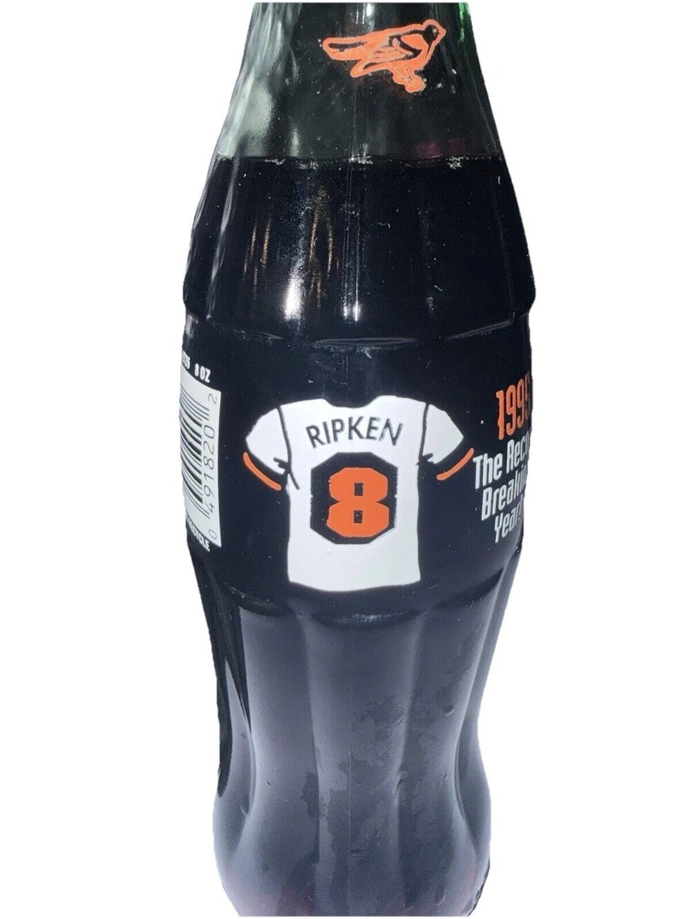 Cal Ripken Jr. Record Breaking Year 1995 MLB Coca Cola Bottle FULL Unopened